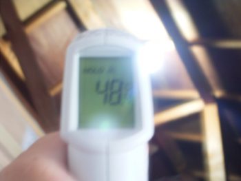 屋根裏の温度