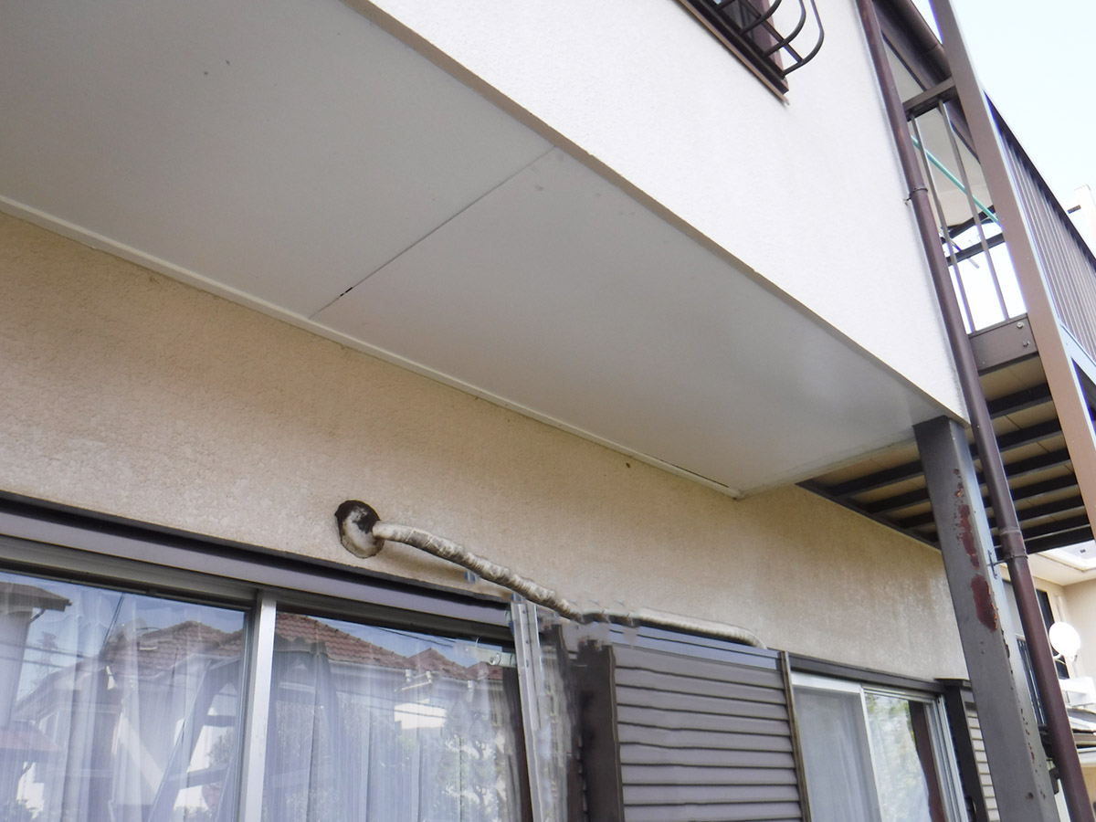 千葉市の軒天応急処置工事 千葉市の軒天応急処置工事