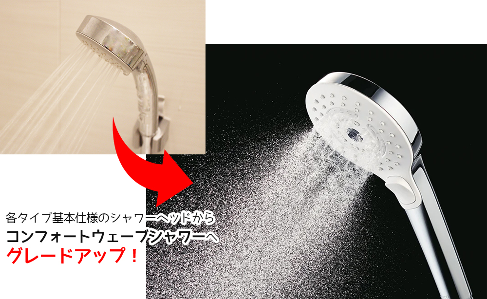 コンフォートウェーブシャワー