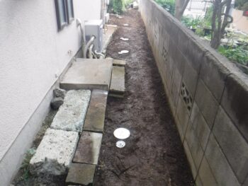 千葉県T様宅で下水桝の交換工事を行いました。