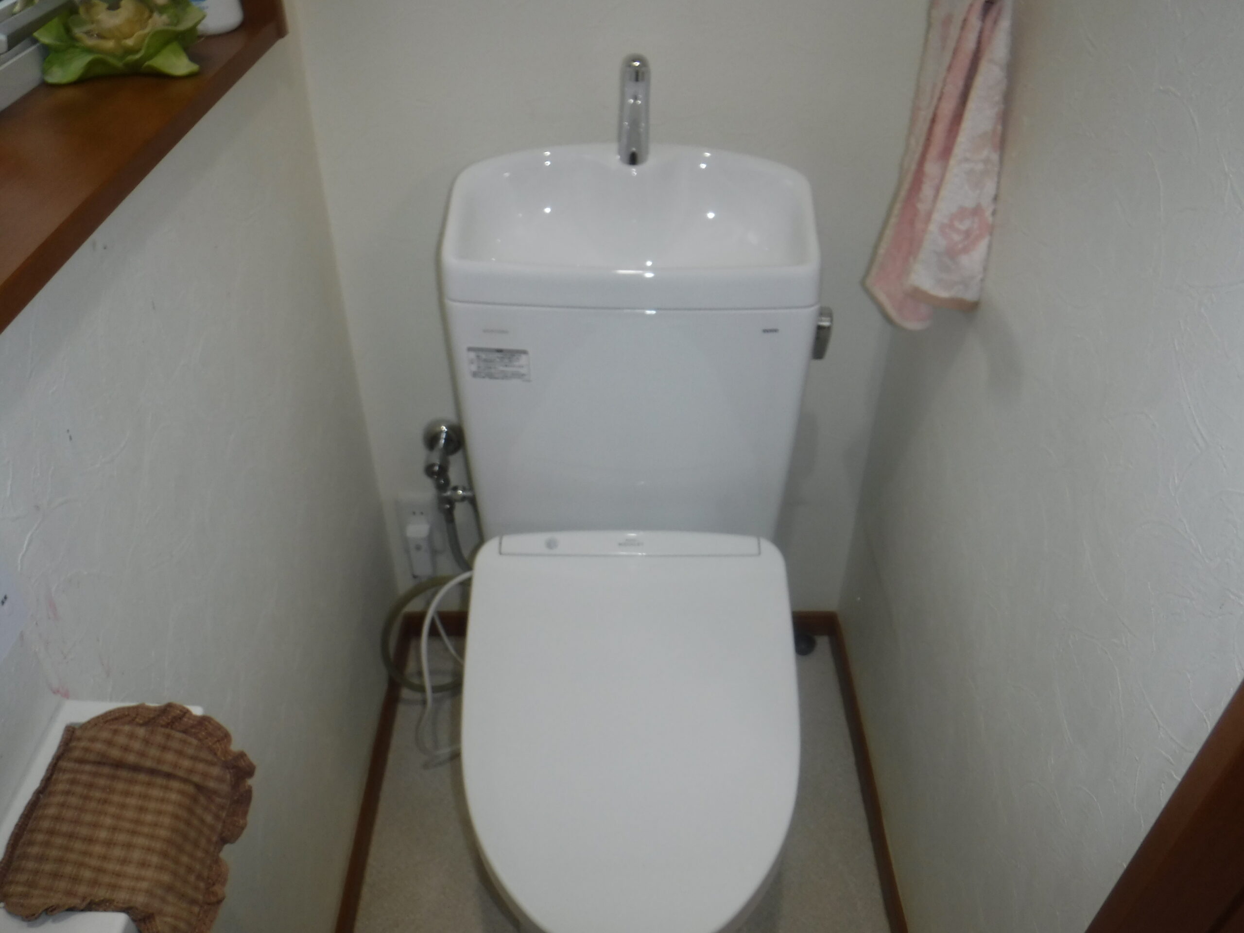 千葉県鎌ケ谷市M様宅でTOTOピュアレストQRに交換しました。