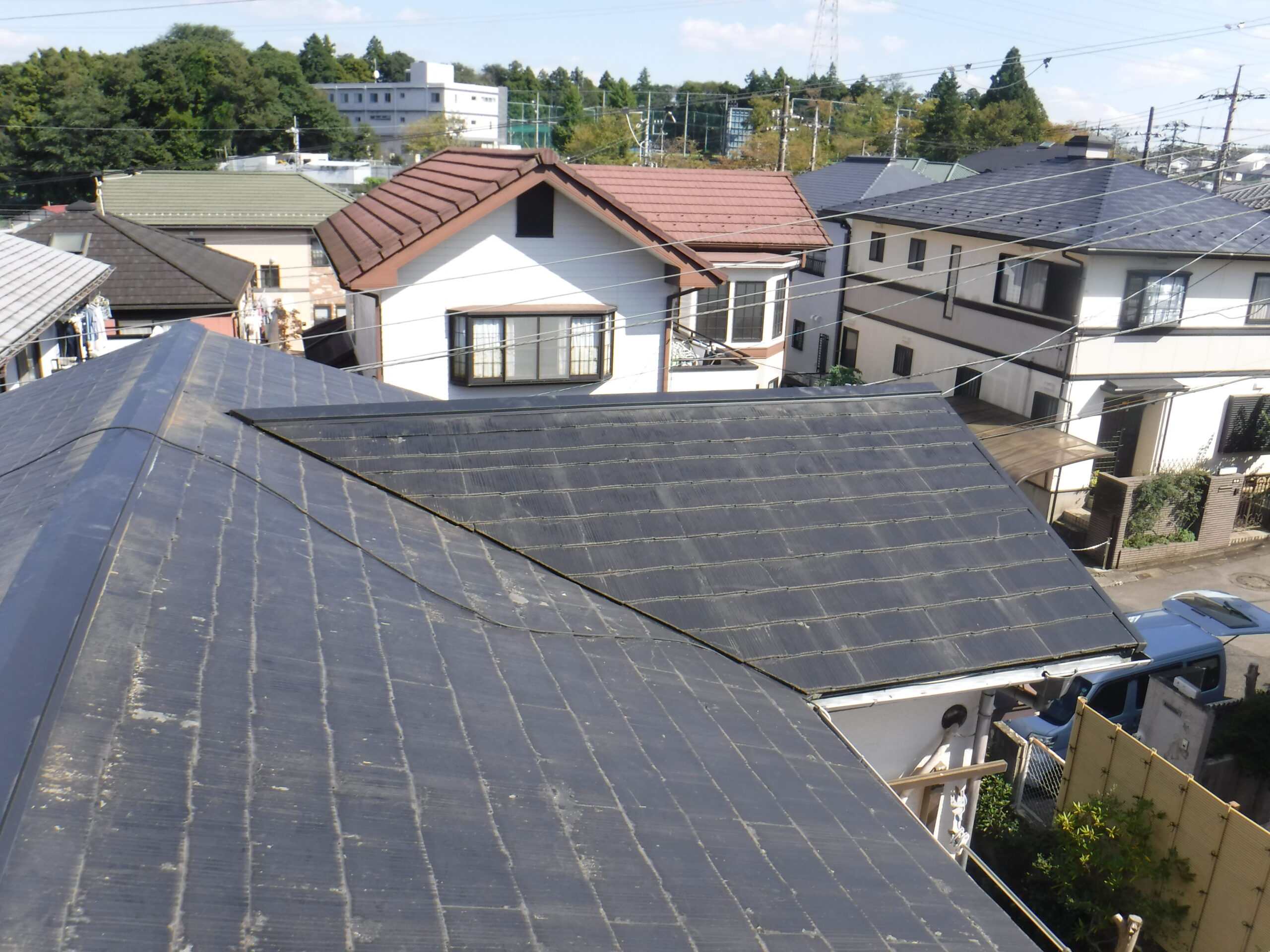 千葉市若葉区I様邸棟板金の交換工事をおこないました。