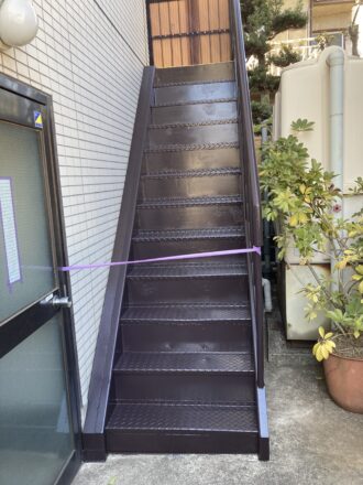 鉄骨階段補強工事