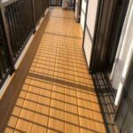 千葉市若葉区H様邸でベランダの床の交換工事をしました。