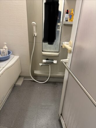 千葉市緑区O様邸で浴室シャワー水栓を交換しました。