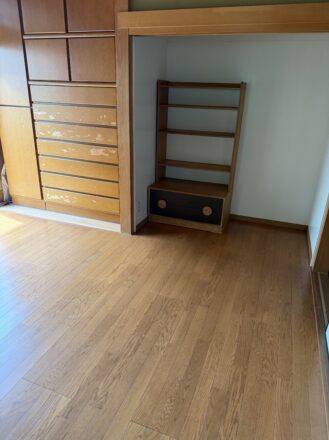 千葉市若葉区K様邸で和室を洋間に変更しました。