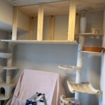千葉市中央区E様邸で木製のキャットウォ-クを取り付けました。 千葉市中央区E様邸で木製のキャットウォ-クを取り付けました。