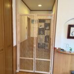 千葉県東金市Ｋ様邸でねこ工房製観音タイプのにゃんが－どを取り付けました。