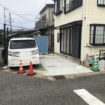 千葉市若葉区K様邸で駐車場を拡張しました。