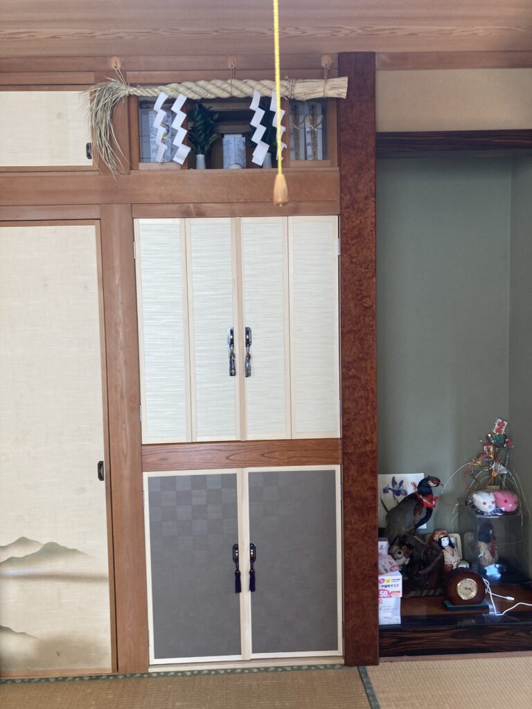 仏壇置き場造作工事